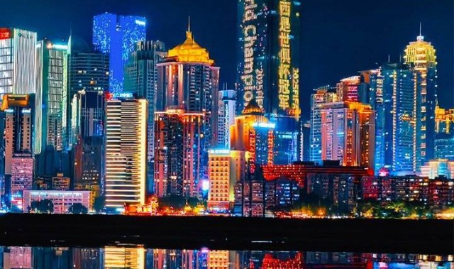官方转发！切尔西社媒转发重庆环金中心灯光秀，引发外国网友赞叹